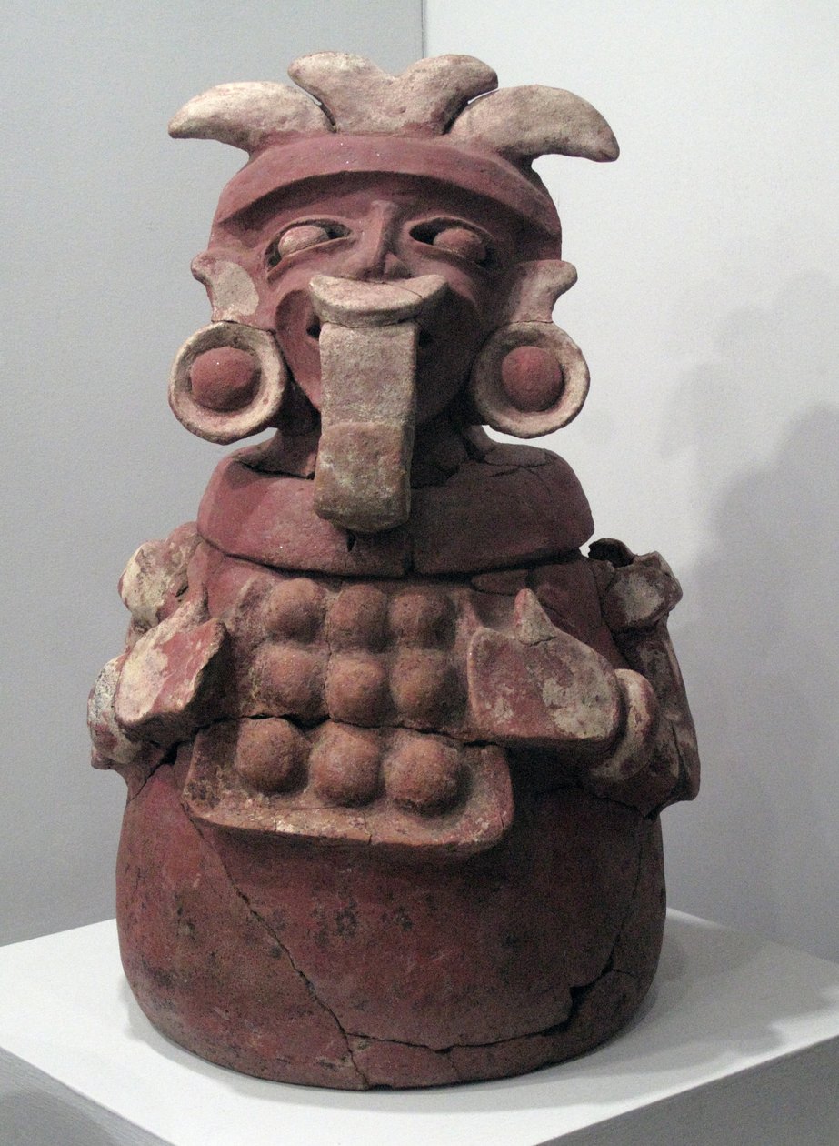 Begravningsurna, La Lagunita, tidig klassisk period, 250-550 AD (keramik) av Mayan Mayan