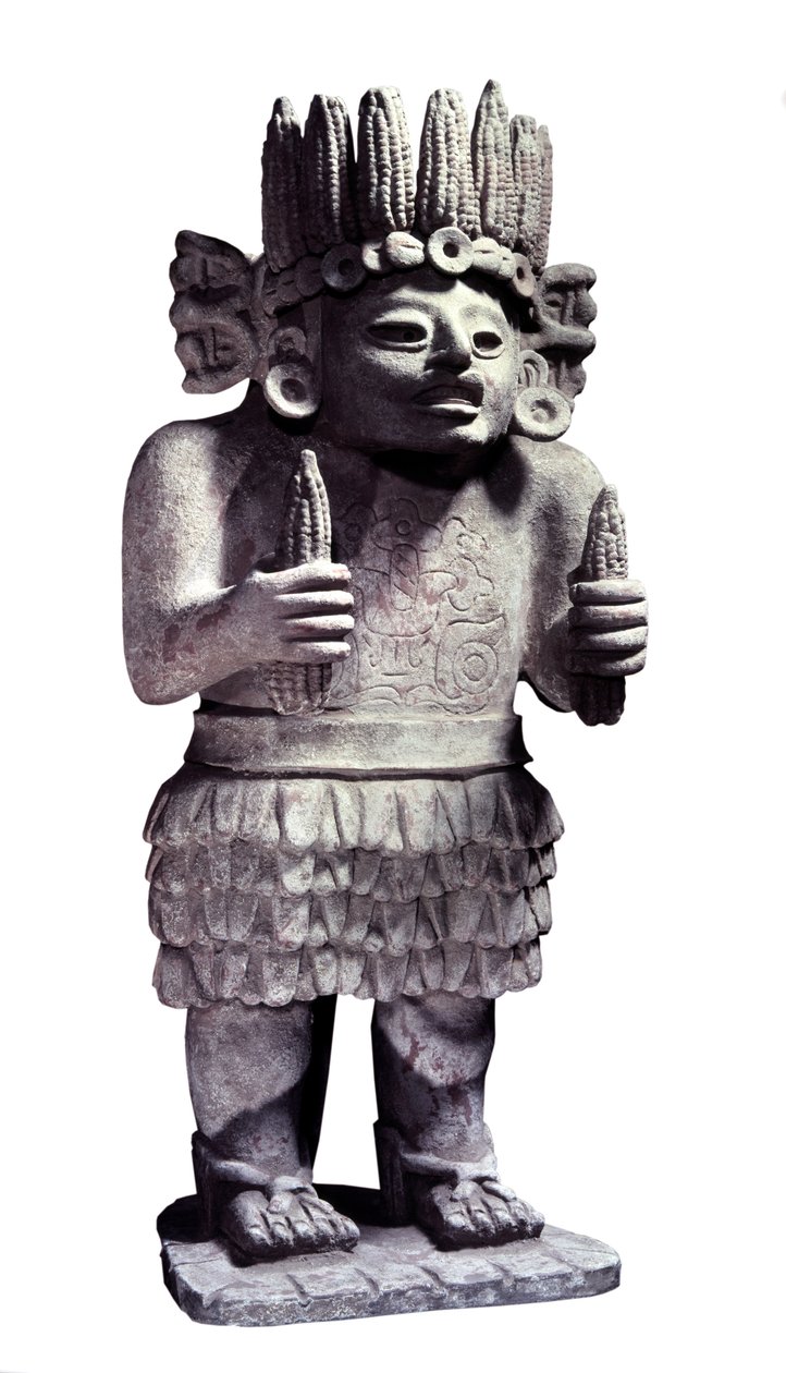 Pre-columbiansk civilisation: Mayastaty som representerar pigorguden. Paris, Musée de l