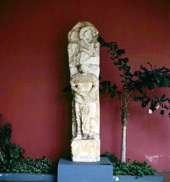 Stela 15 från Piedras Negras, Peten, Guatemala, sen klassisk period (781 e.Kr.) (sten) av Mayan Mayan