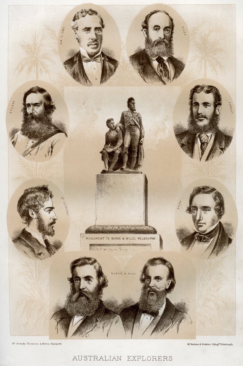 Australiska upptäcktsresande, 1879 av McFarlane and Erskine