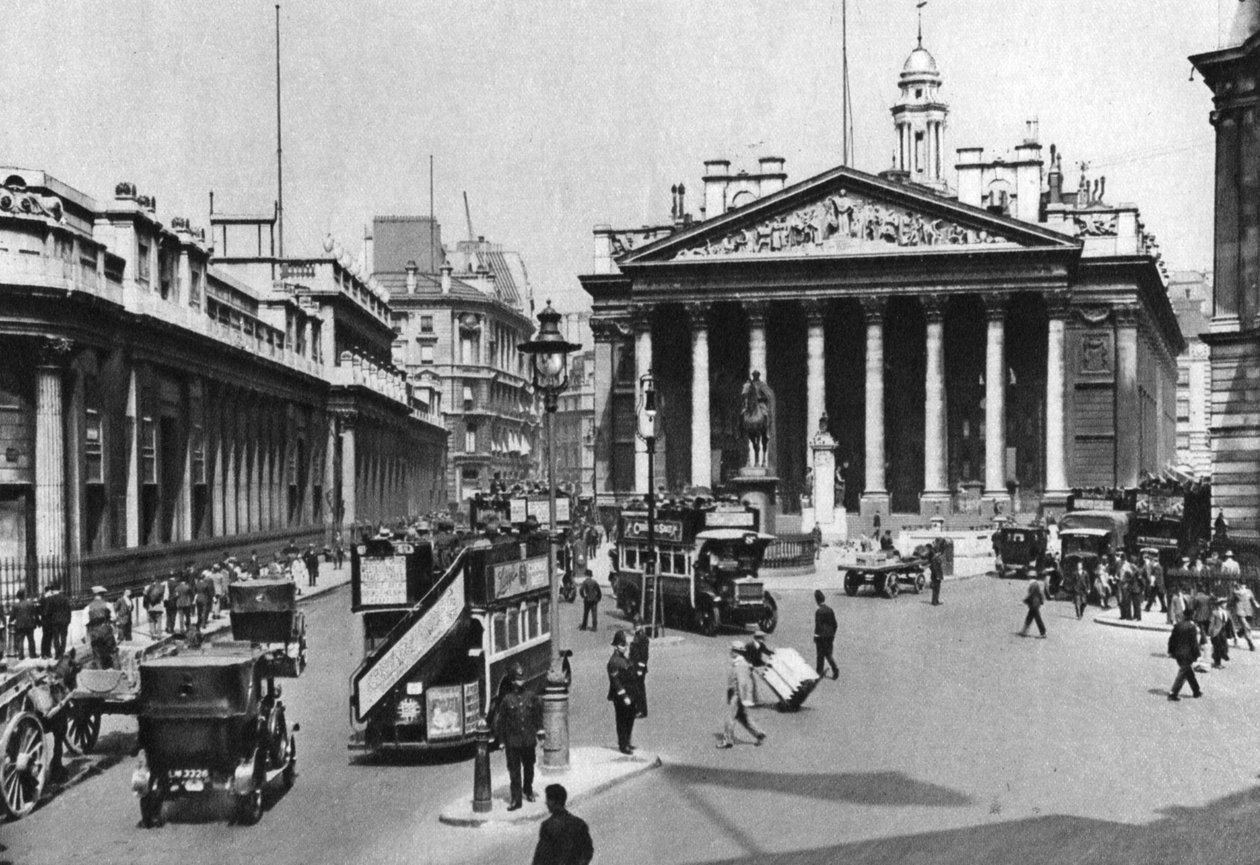 The City, centrala London, 1926-1927. av McLeish