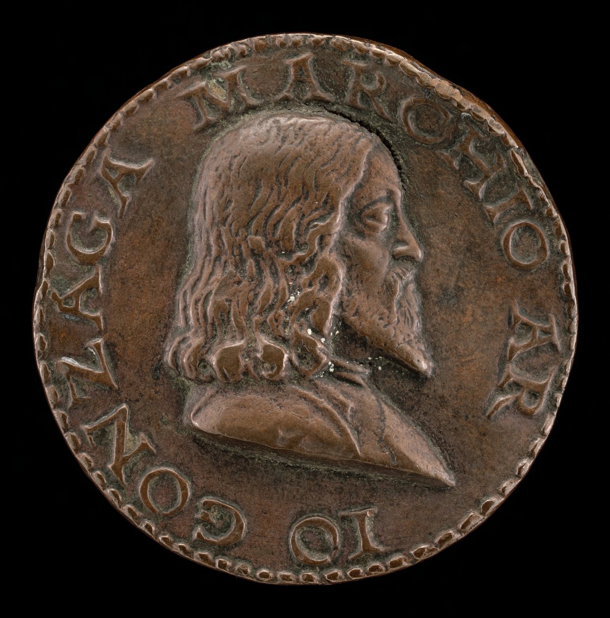Giovanni Gonzaga, 1474-1525, Condottiere [framsidan], ca. 1510. av Mea