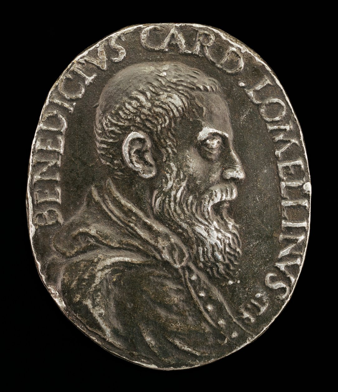Benedetto Lomellini av Genua, 1517-1579, kardinal 1565 [framsidan]. av Medallist T.R.