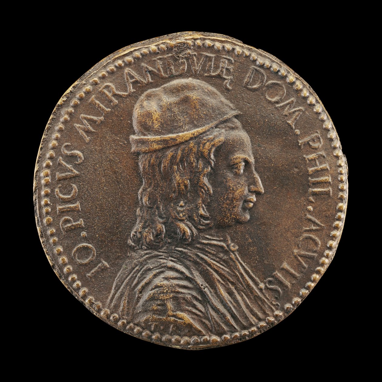 Giovanni Pico della Mirandola, 1463-1494, filosof och poet. av Medallist T.R.