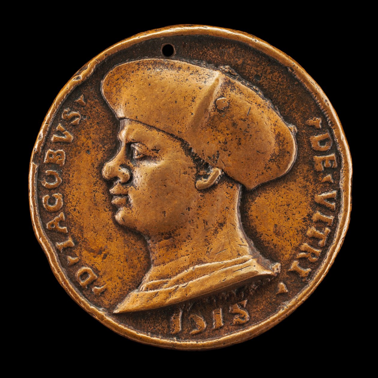 Jacques de Vitry-La Lière, död 1515, kanon, dekanus och kansler [framsidan], 1518. av Medallist of 1518
