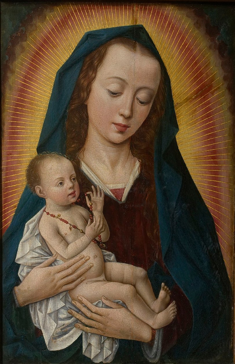 Jungfrun och barnet, ca. 1500. av Meere