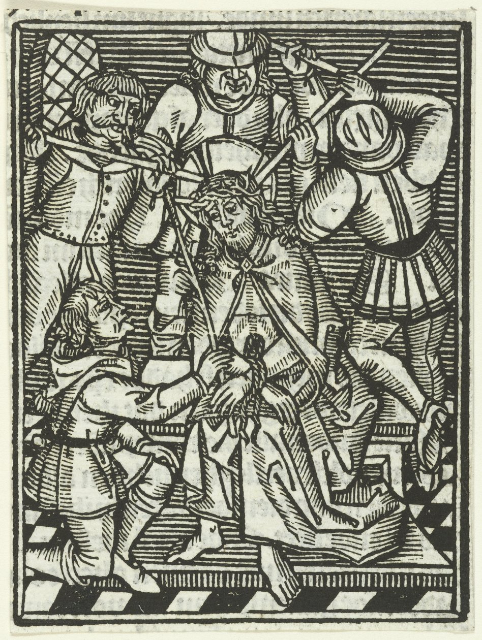 Törnkronan av Meester van de Delbecq Schreiber Passie (attributed to)