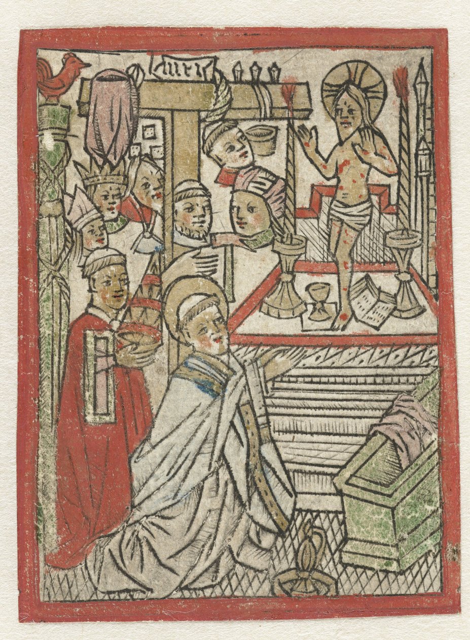 Mis van Gregorius av Meester van de H. Erasmus