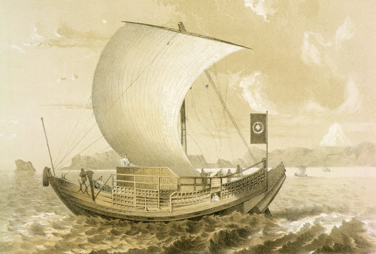 Japanskt skräp, pub. av Sarony und Co., ca 1856 av Meffert