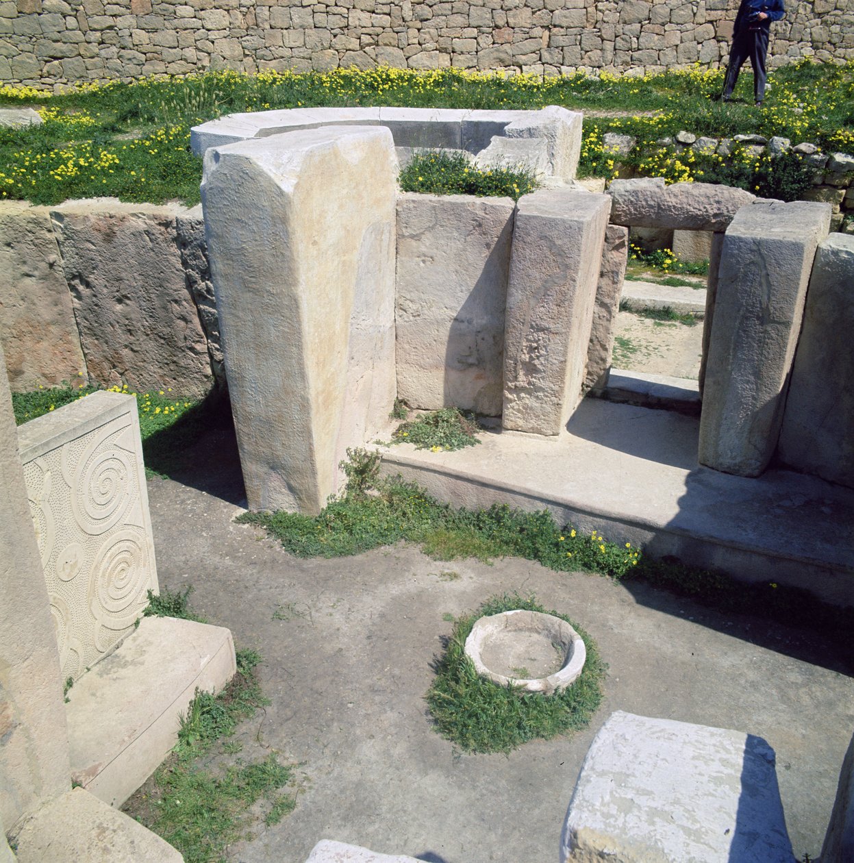 Megalitisk tempelplats, c.30000-c.25000 f.Kr av Megalithic
