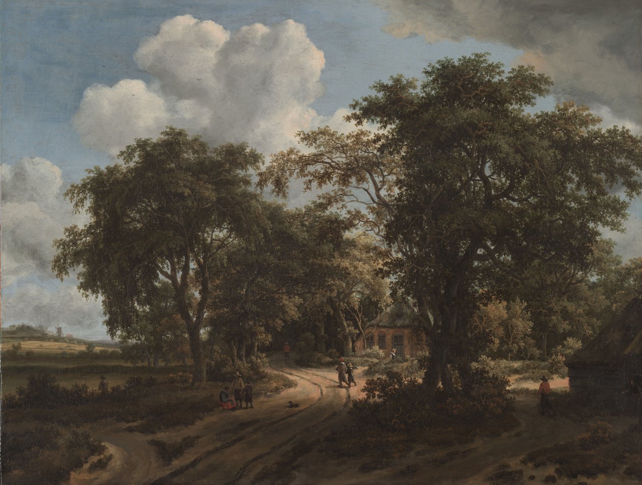 A Cottage in the Woods, ca 1662 (olja på duk) av Meindert Hobbema