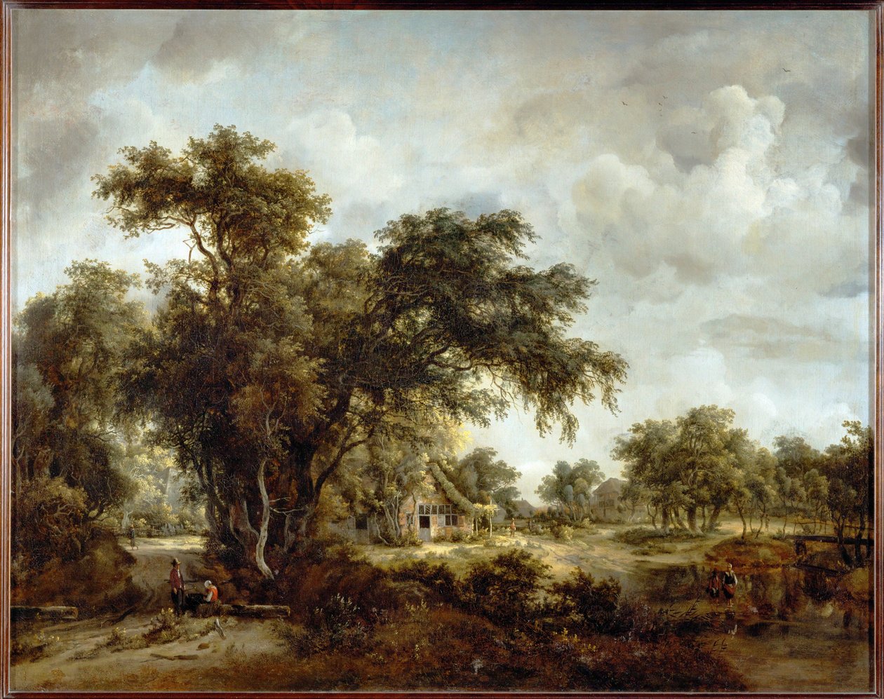 Gårdshuset ... av Meindert Hobbema