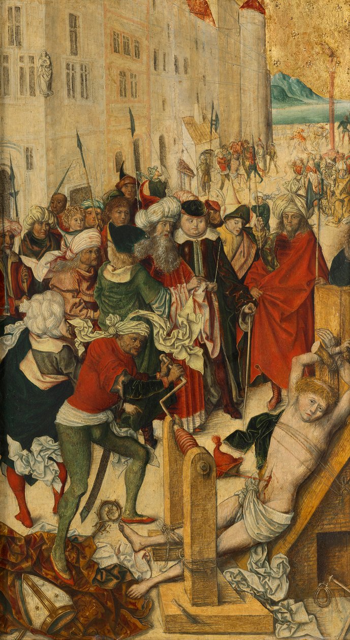 Martyrium av St. Erasmus av Meister der Heiligenmartyrien