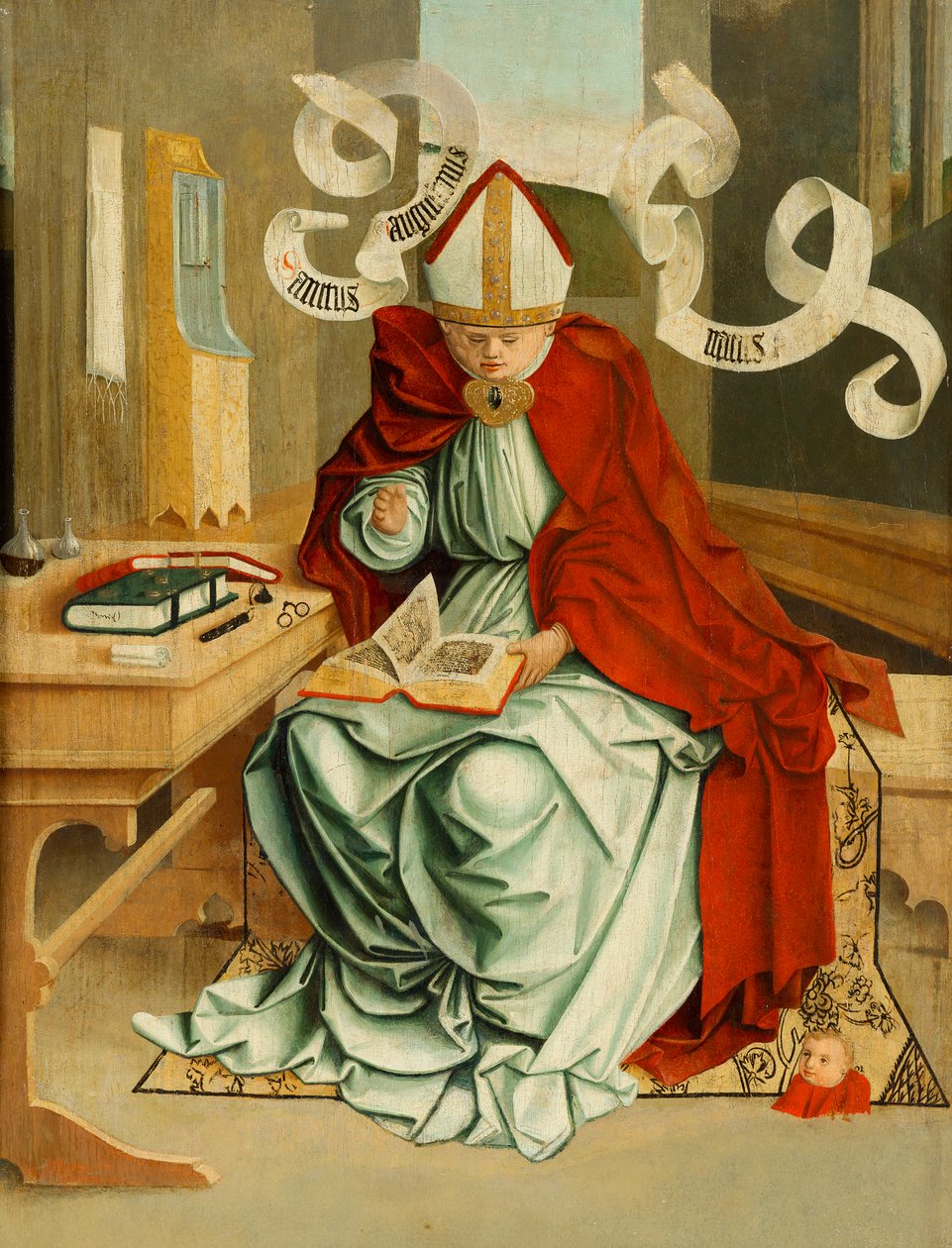 St Augustine av Meister von Mondsee