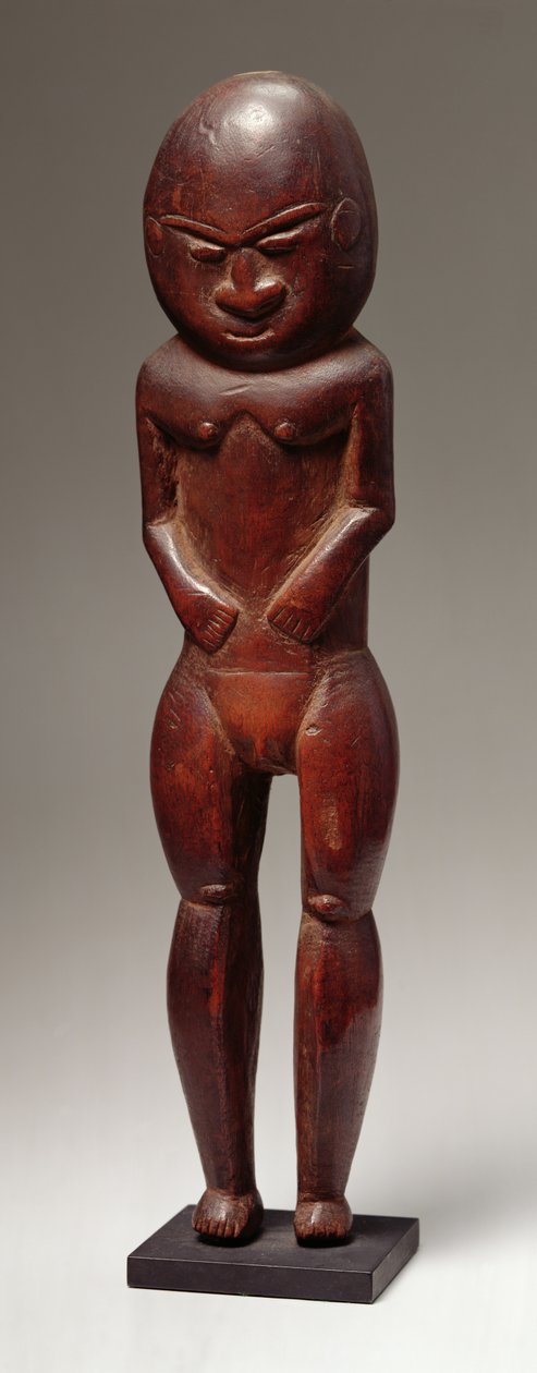 Stående figur (trä) av Melanesian