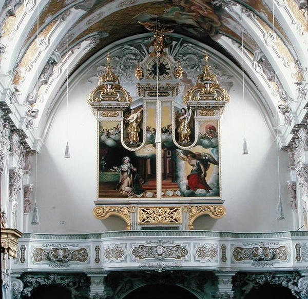 Orgel (dörrarna stängda), 1625 av Melchior Heller