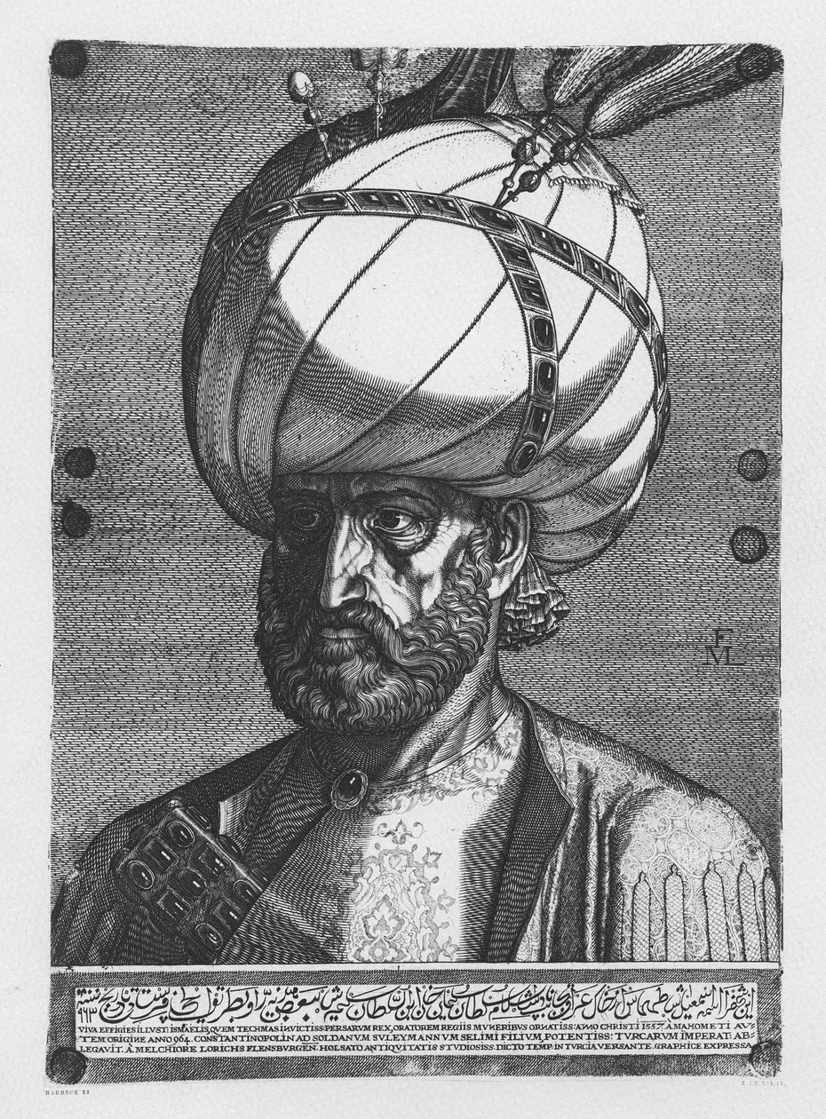 Suleiman den storartade, 1557 av Melchior Lorck