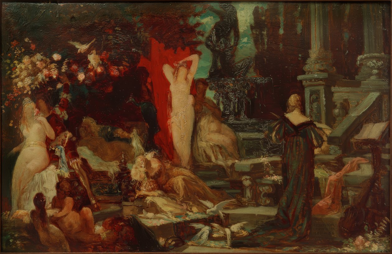 Kärleksträdgården av Melchior Lechter