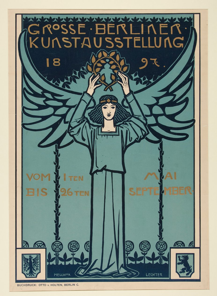 Stor konstutställning i Berlin av Melchior Lechter