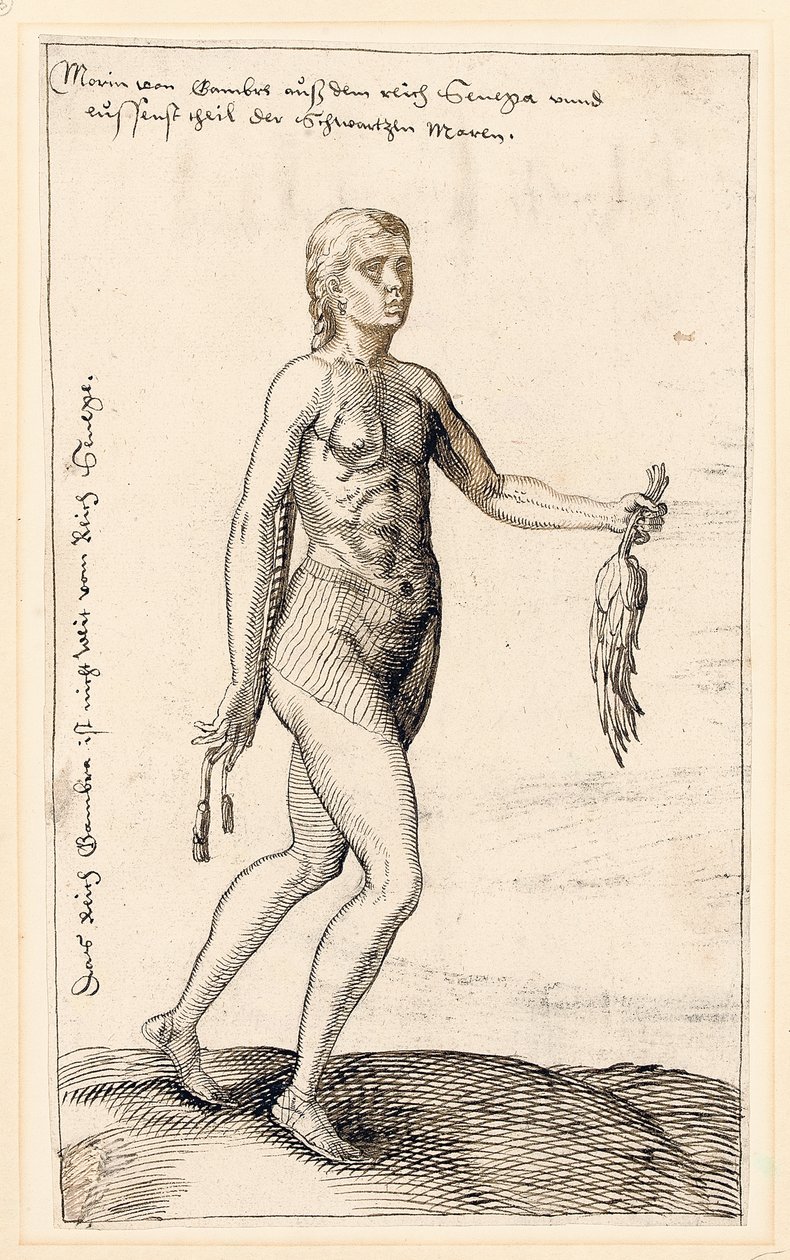 En kvinna från Gambia, 1583 av Melchior Lorck