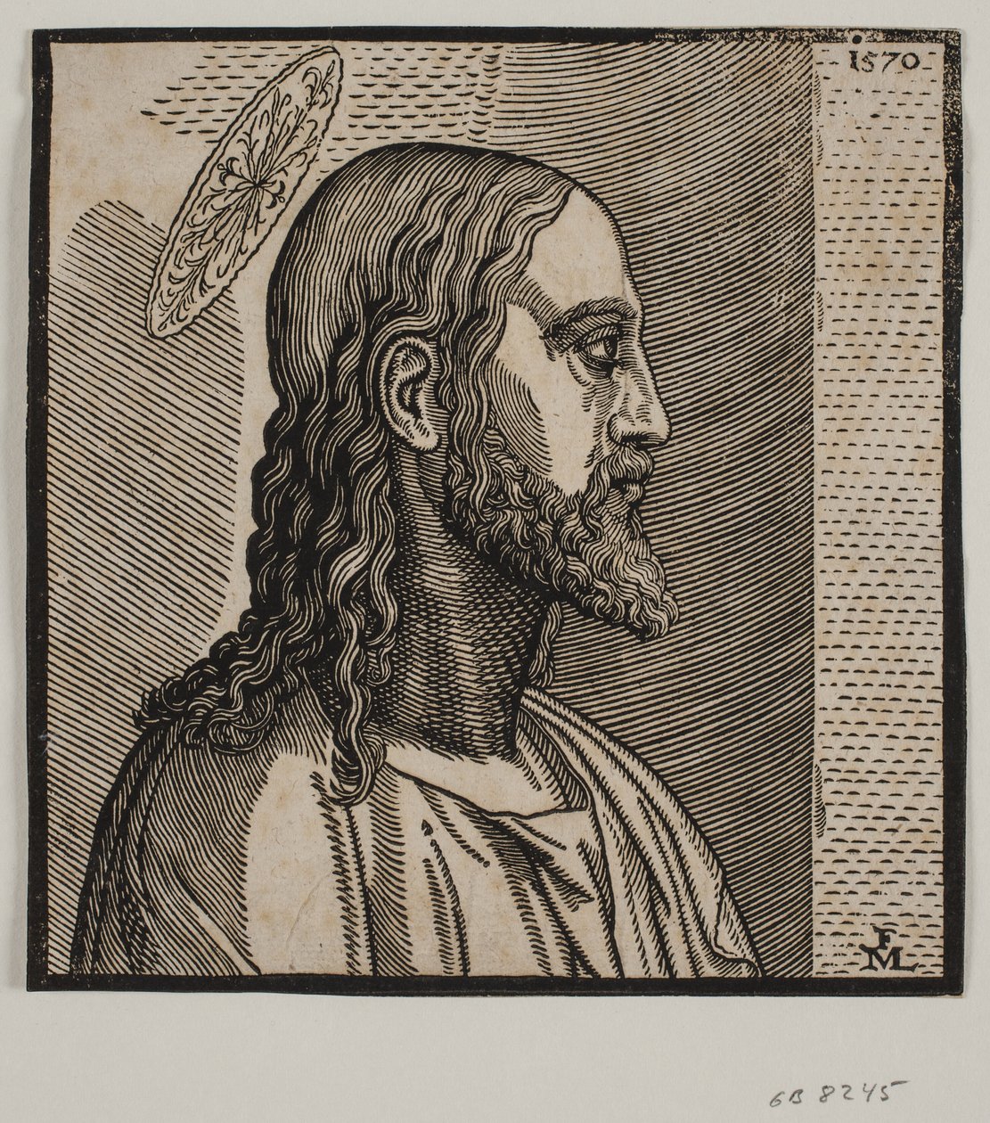 Porträtt av Kristus av Melchior Lorck