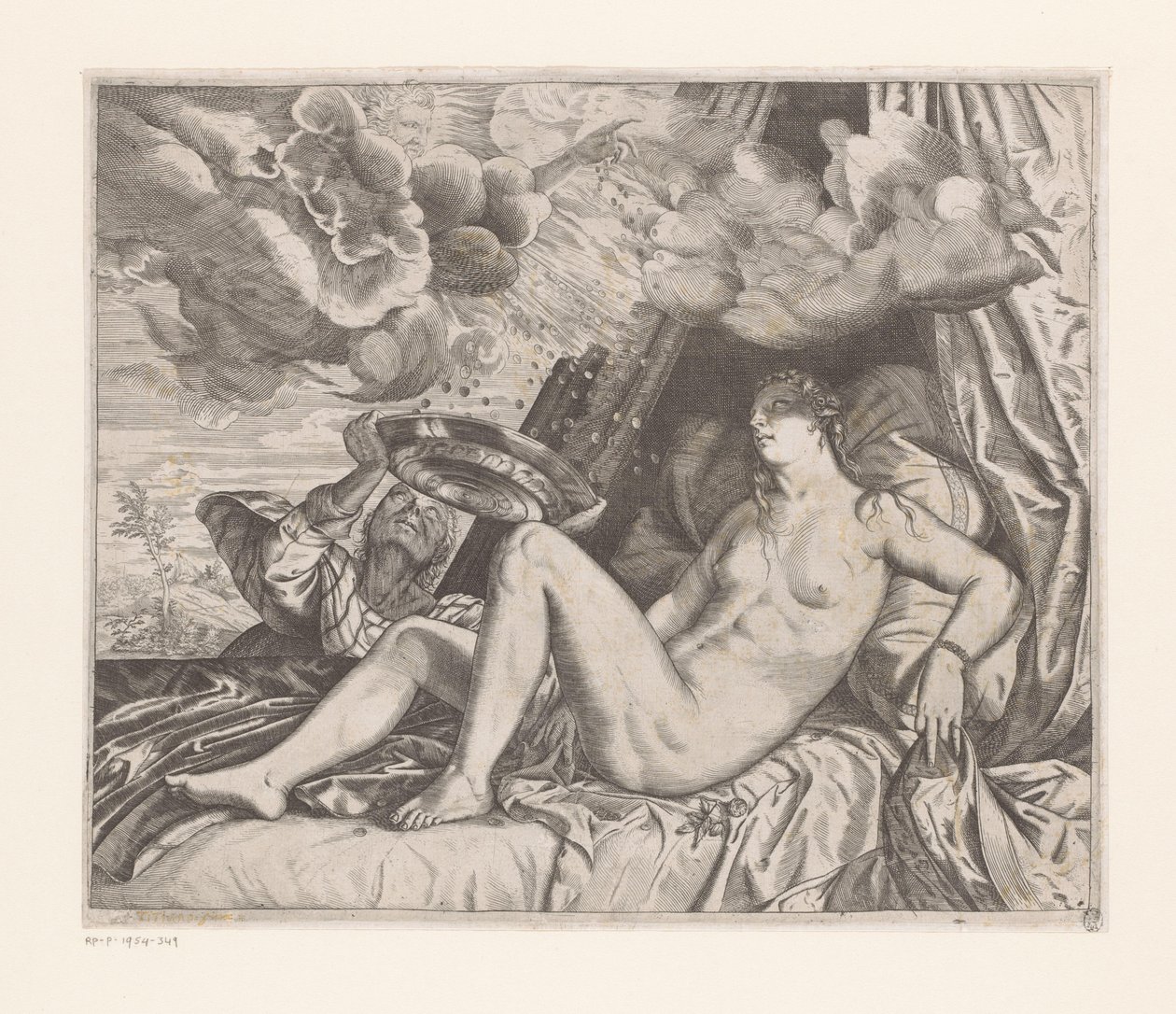 Jupiter och Danaë av Melchior Meier