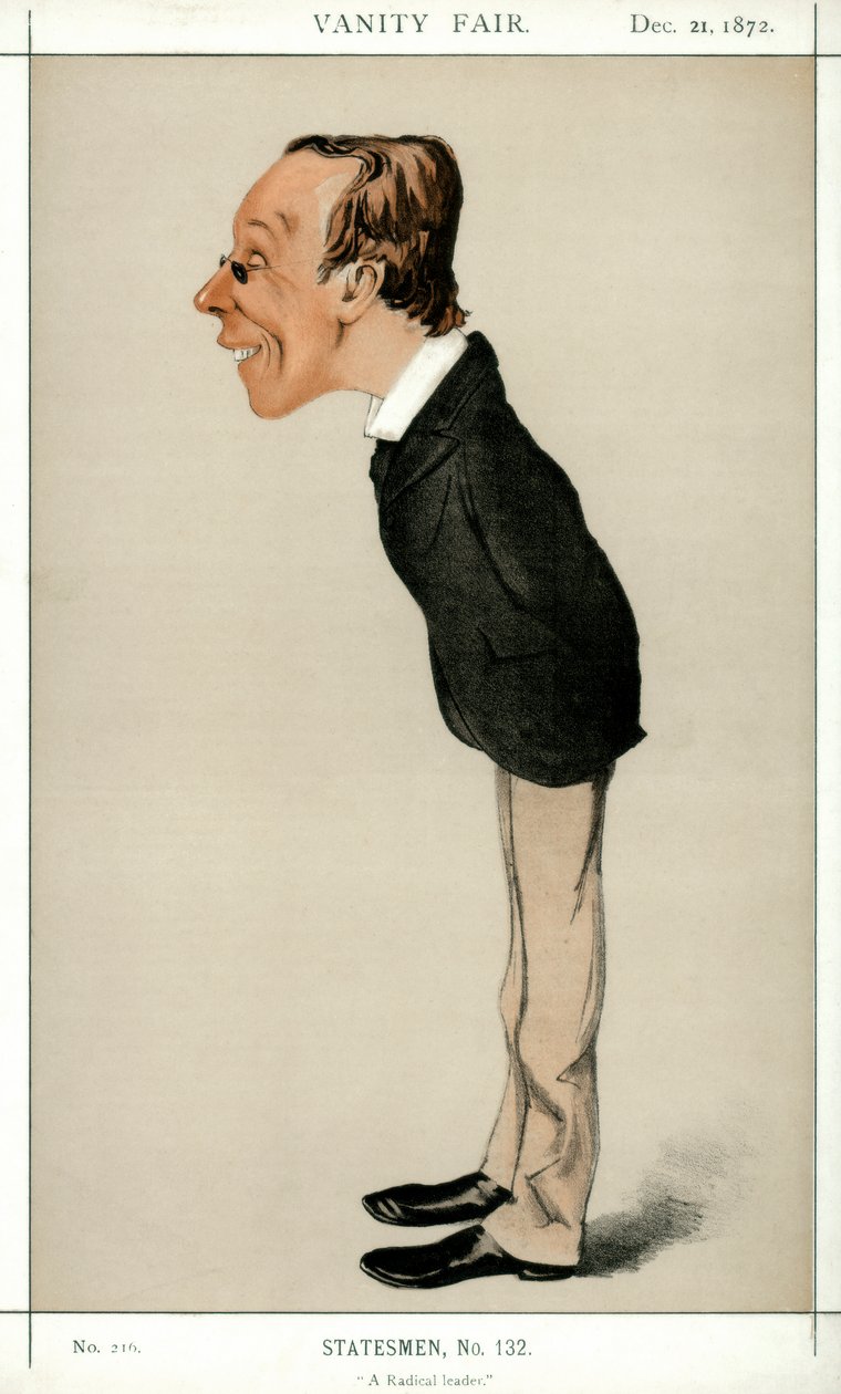 En radikal ledare, Henry Fawcett MP, brittisk politiker och ekonom, 1872. av Melchiorre Delfico