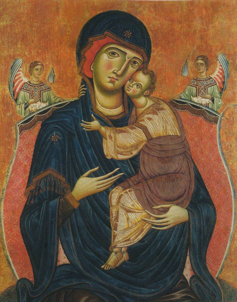 Madonna med barn och änglar av Meliore di Jacopo