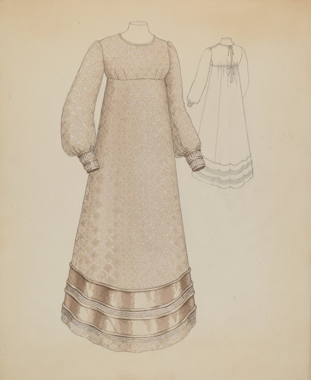 Klänning, c. 1936. av Melita Hofmann