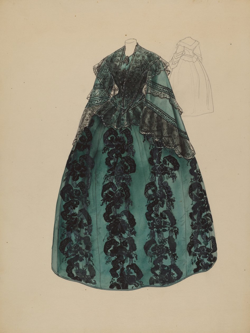 Klänning, c. 1936. av Melita Hofmann