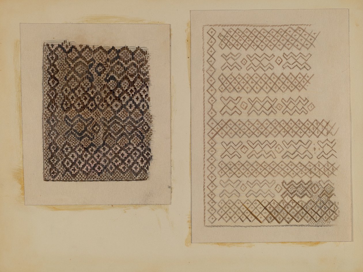 Material Vävd av Cat-tails av Melita Hofmann