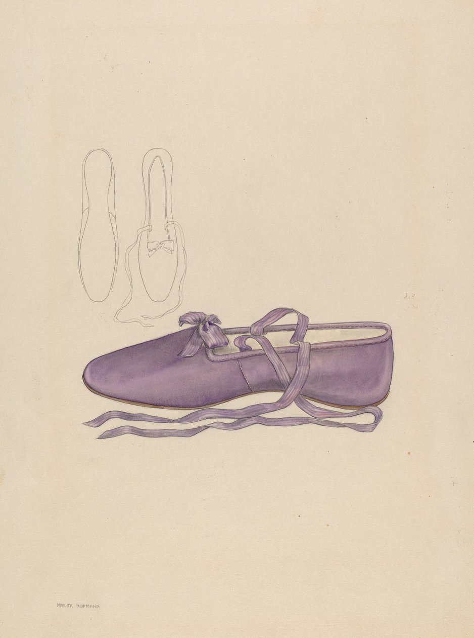 Tofflor, c. 1936. av Melita Hofmann