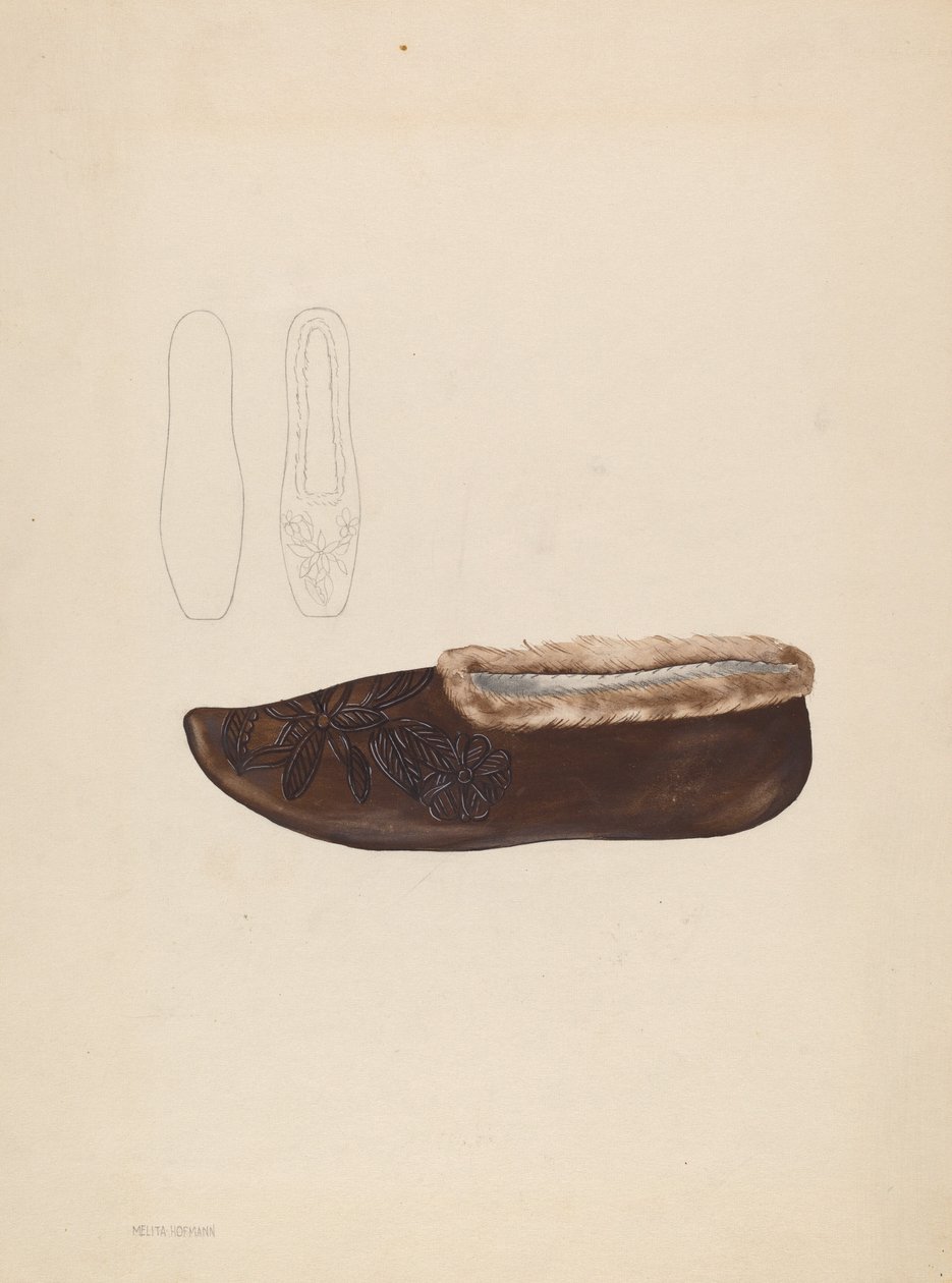 Tofflor, c. 1936. av Melita Hofmann