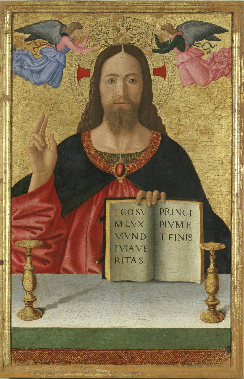 Kristus välsignelse, 1456-69 av Melozzo da Forli