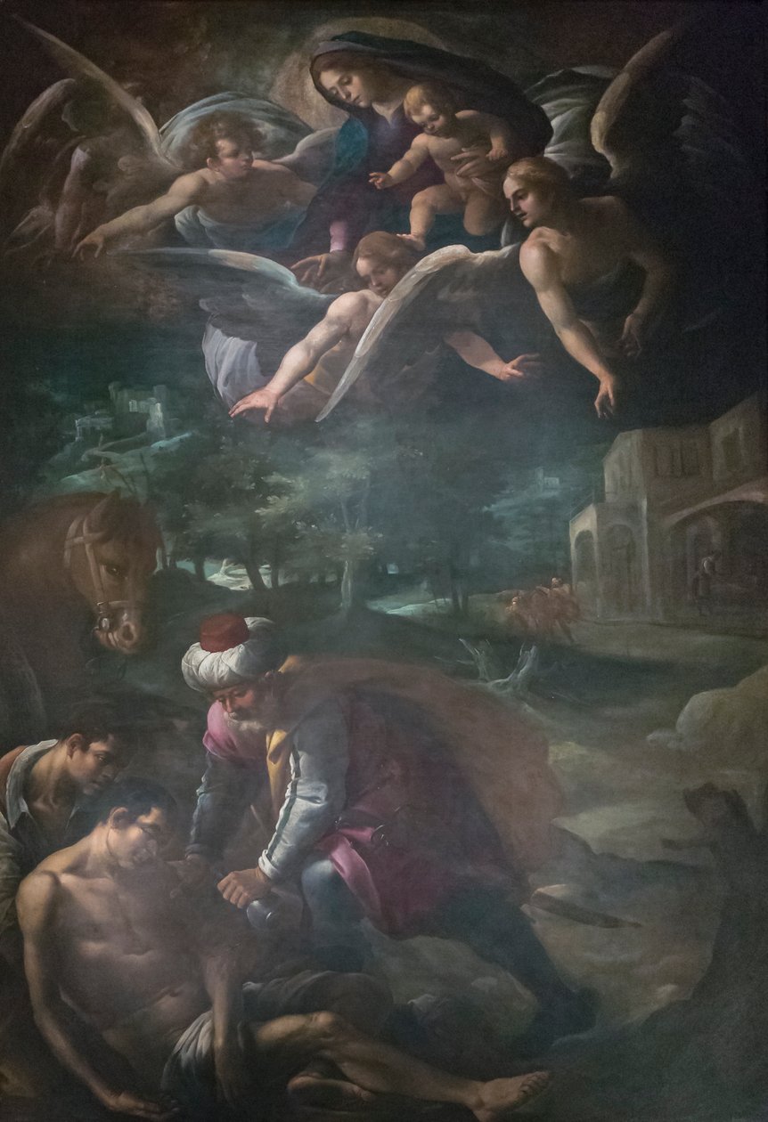 Barmhärtig samarit av Melozzo da Forli