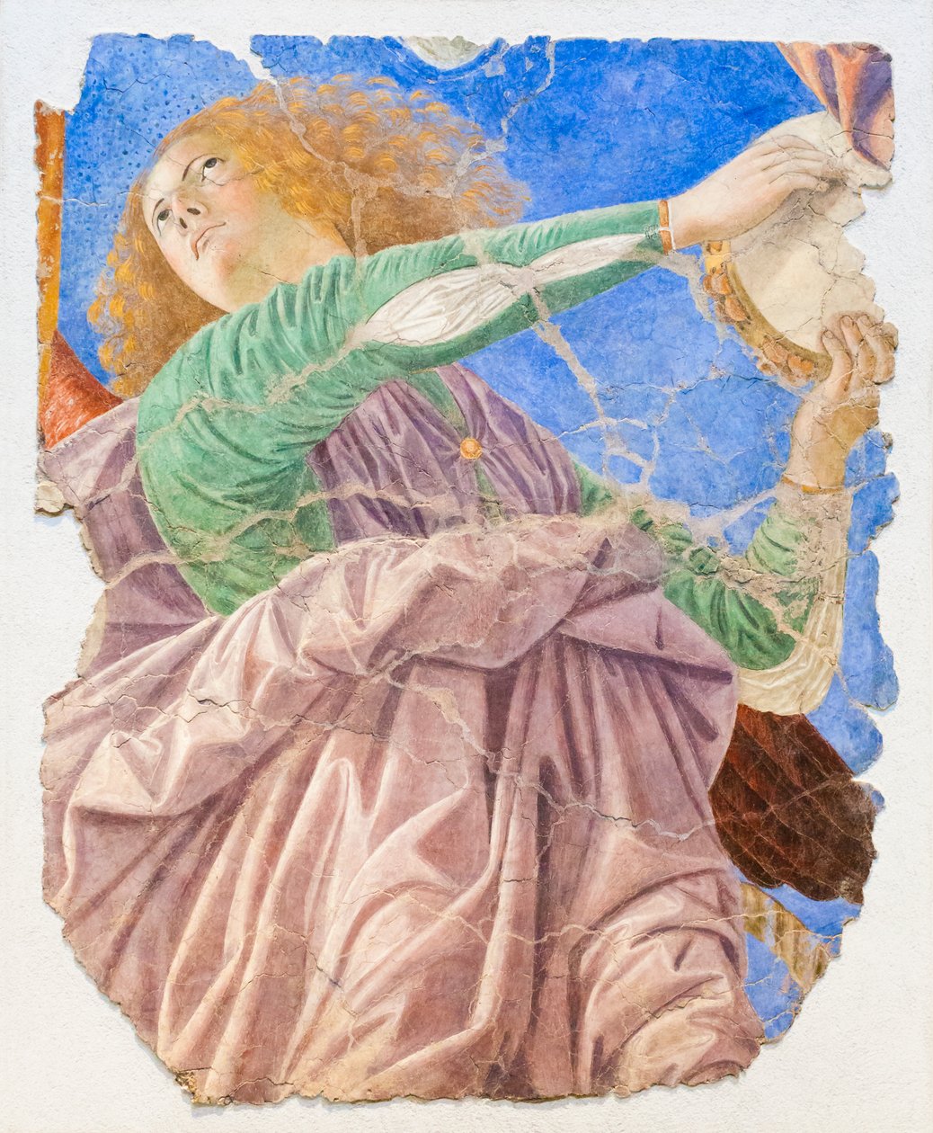 Musikskapande änglar, ca 1480 (restaurerad fresk) av Melozzo da Forli