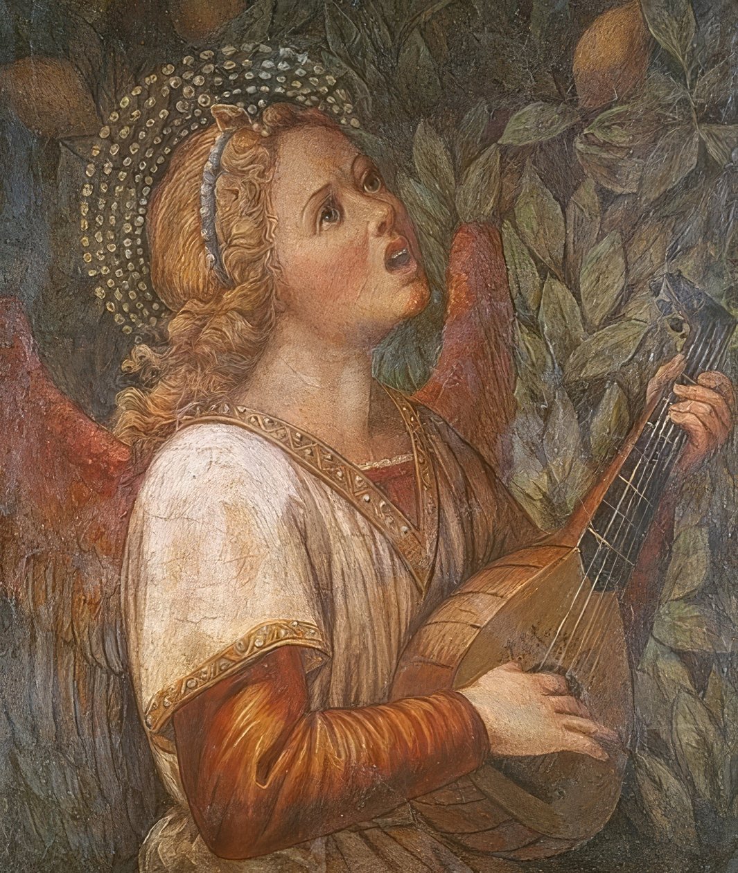 Ängel som gör musik av Melozzo da Forli