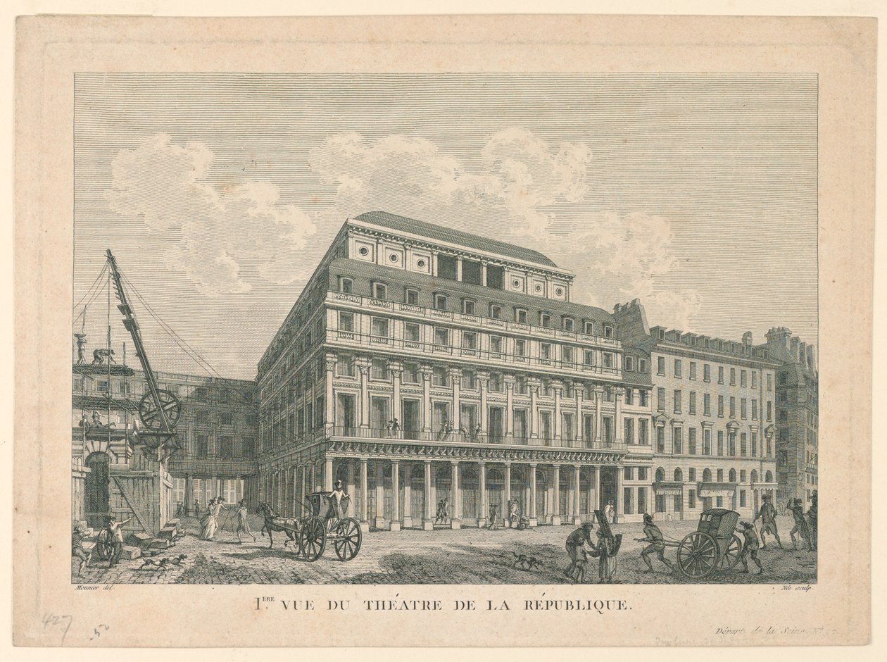 Republikens teater, Paris av Mennier