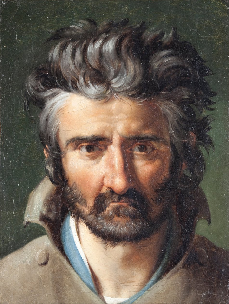 Head of a Man av Merry Joseph Blondel
