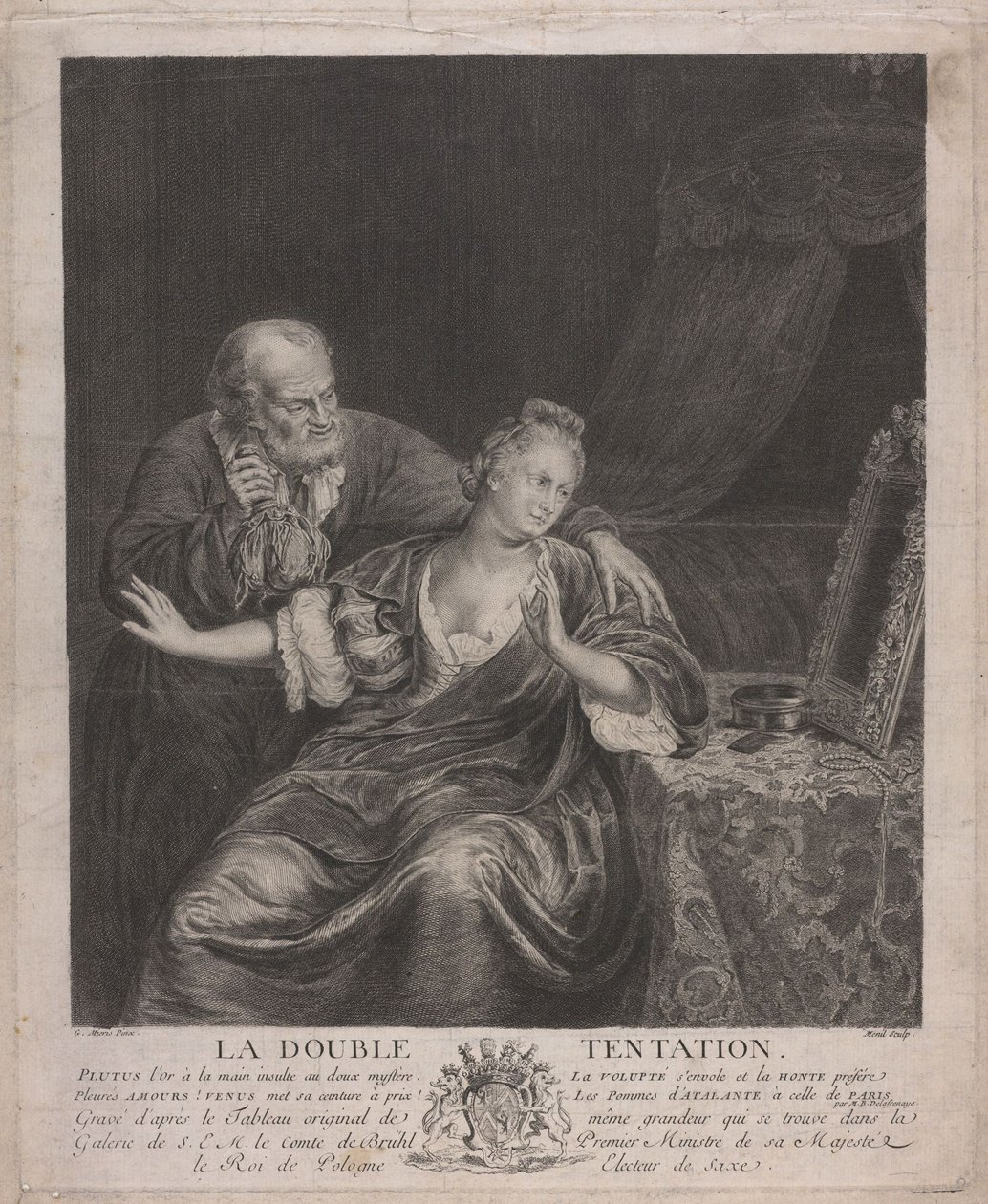 Dubbel frestelse, 1700-talet av Mesnil