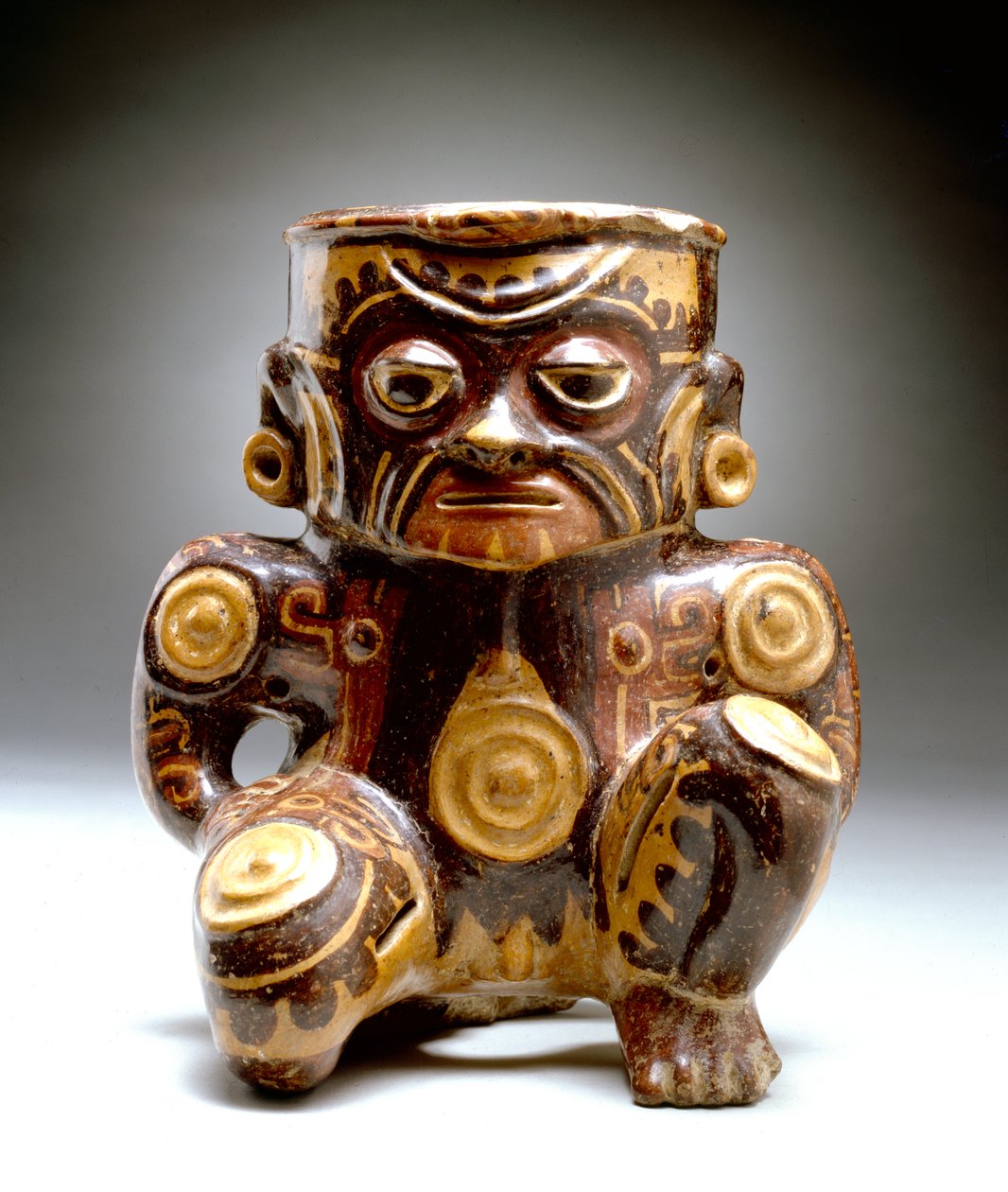 Antropomorft bildkärl, Guanacaste-Nicoya-zon, 500-800 (keramik) av Mesoamerican