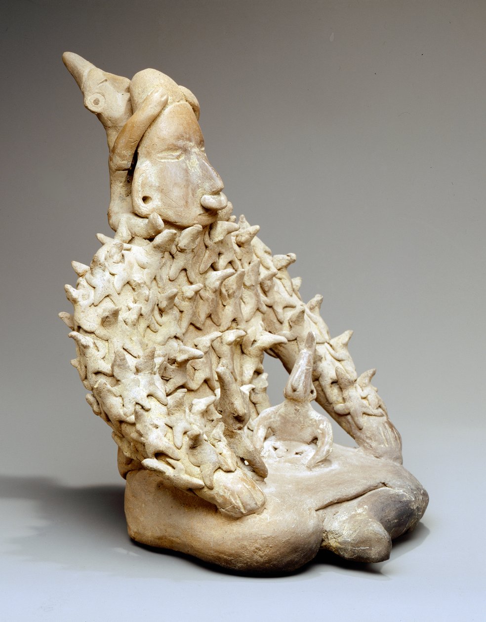 Mor och 87 barn (lergods) av Mesoamerican