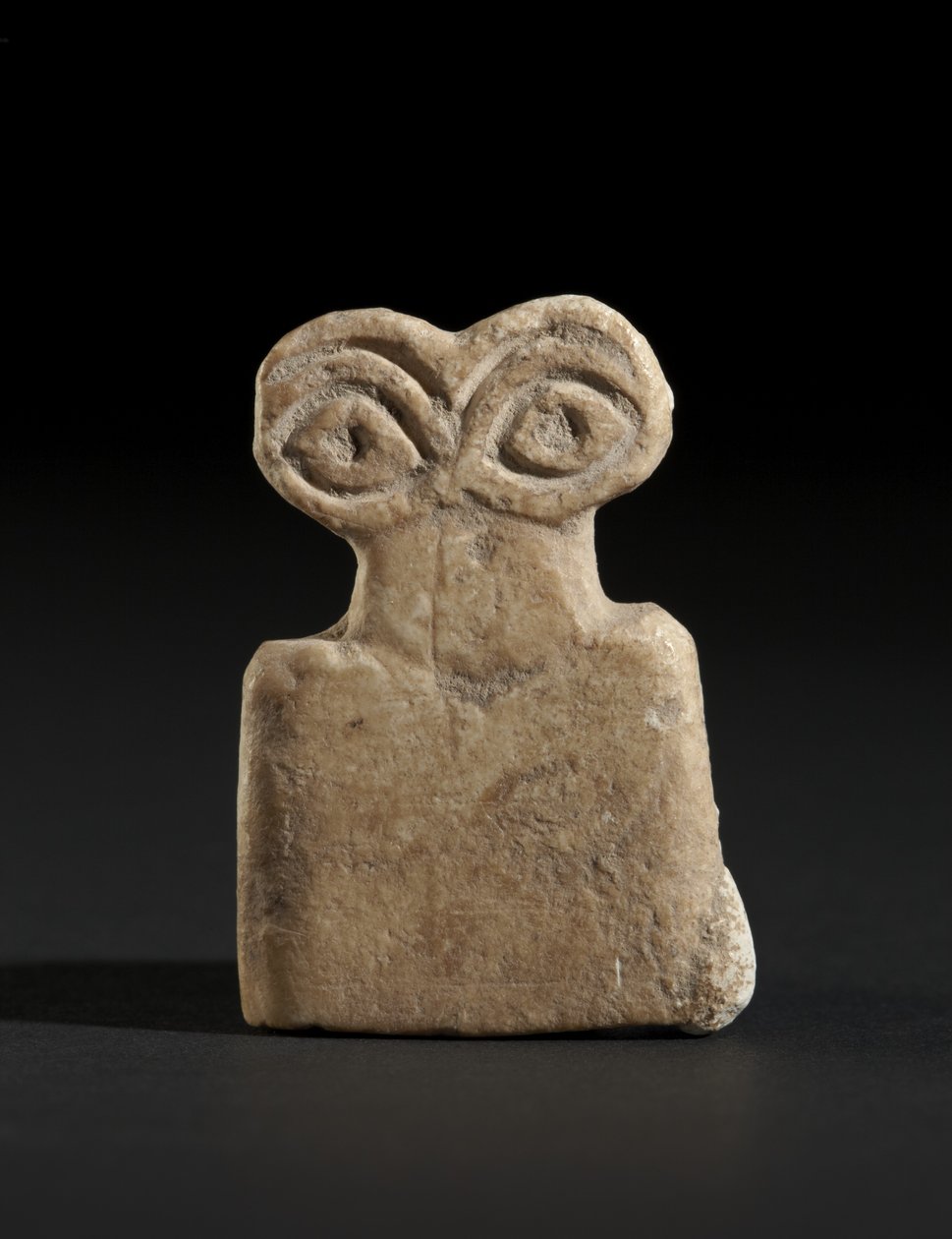 Eye idol amulett, c.3500 BC (gips) av Mesopotamian