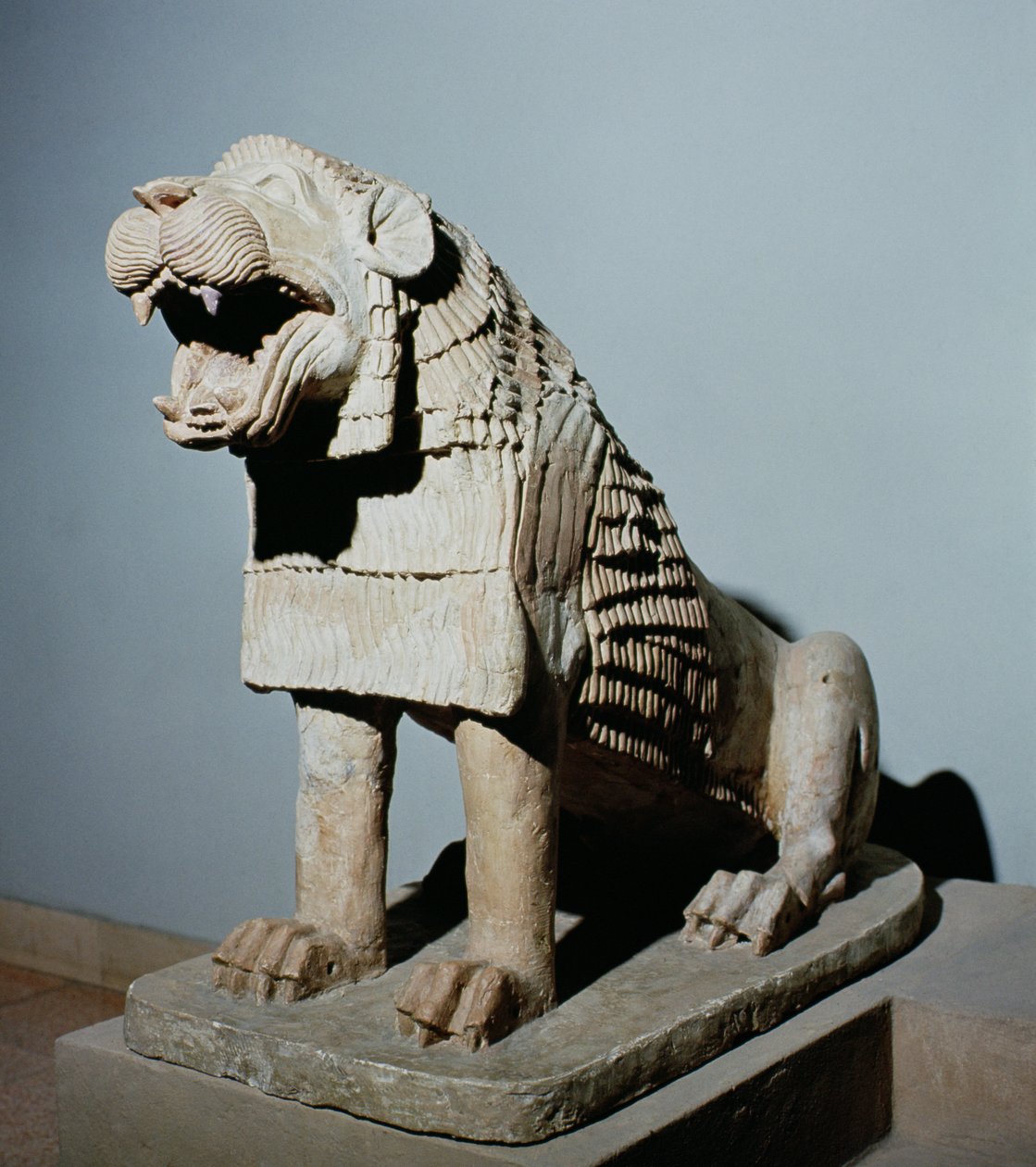 Lejon (terrakotta) av Mesopotamian