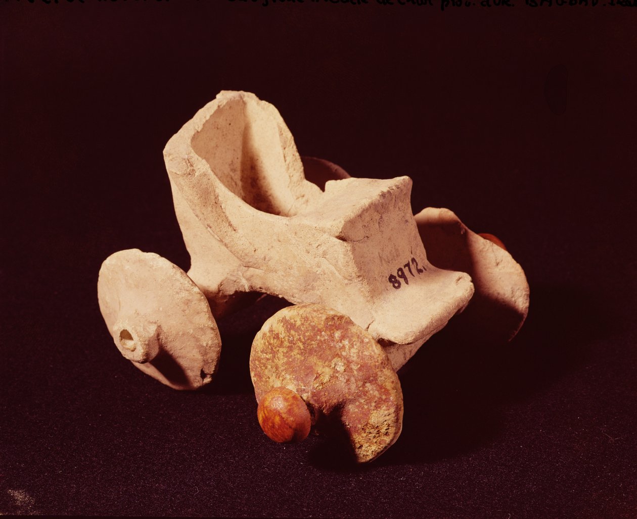 Modell av en vagn, 2000-1595 f.Kr. av Mesopotamian