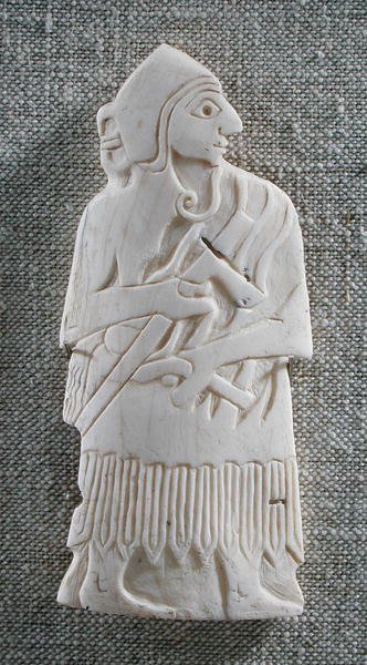 Krigarhövding, Mari; c. 2500 f.Kr. (skal) (se även 326736) av Mesopotamian