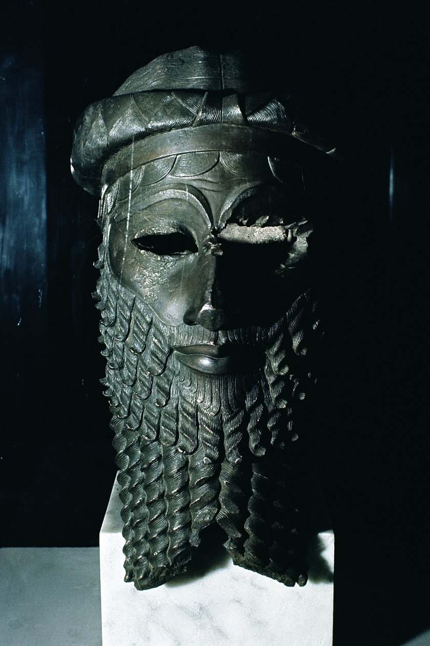 Chef för Sargon I (c.2334-2279 f.Kr.) 2334-2200 f.Kr. (koppar) (se även 187024) av Mesopotamian