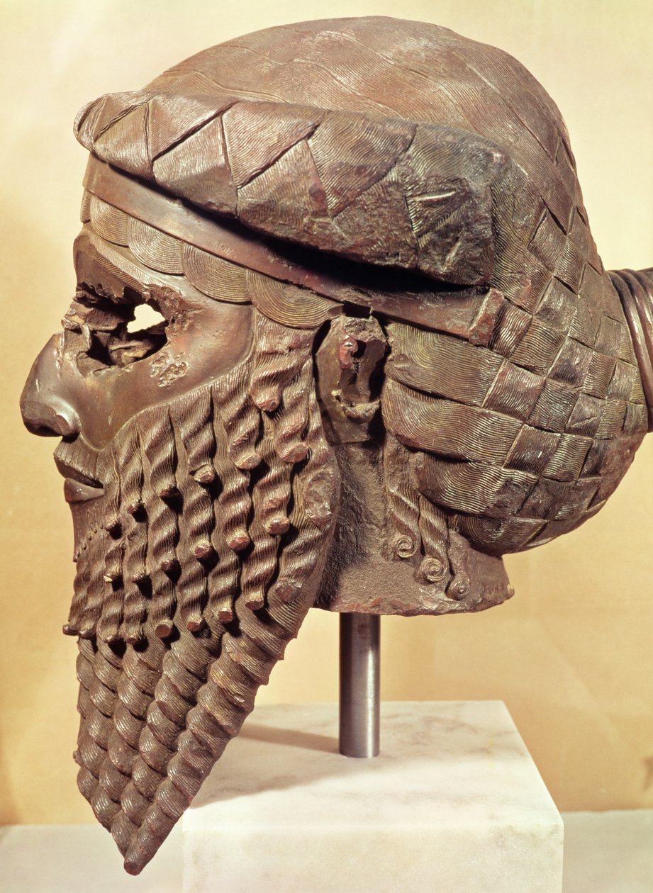 Chef för Sargon I (c.2334-2279 f.Kr.) 2400-2200 f.Kr. (koppar) (se även 187024) av Mesopotamian