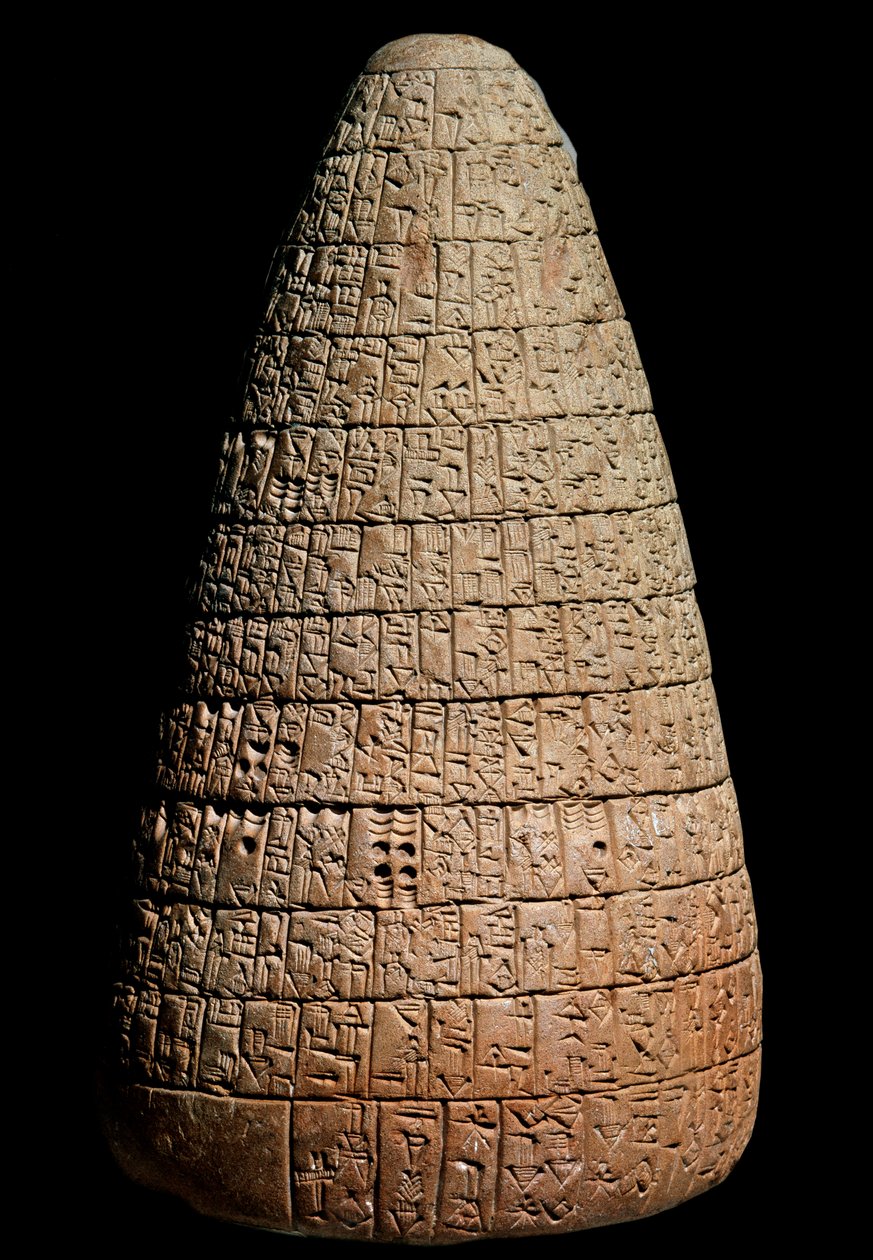 Kotten av Urukagina (lera, ca 2350 f.Kr.) av Mesopotamian Mesopotamian