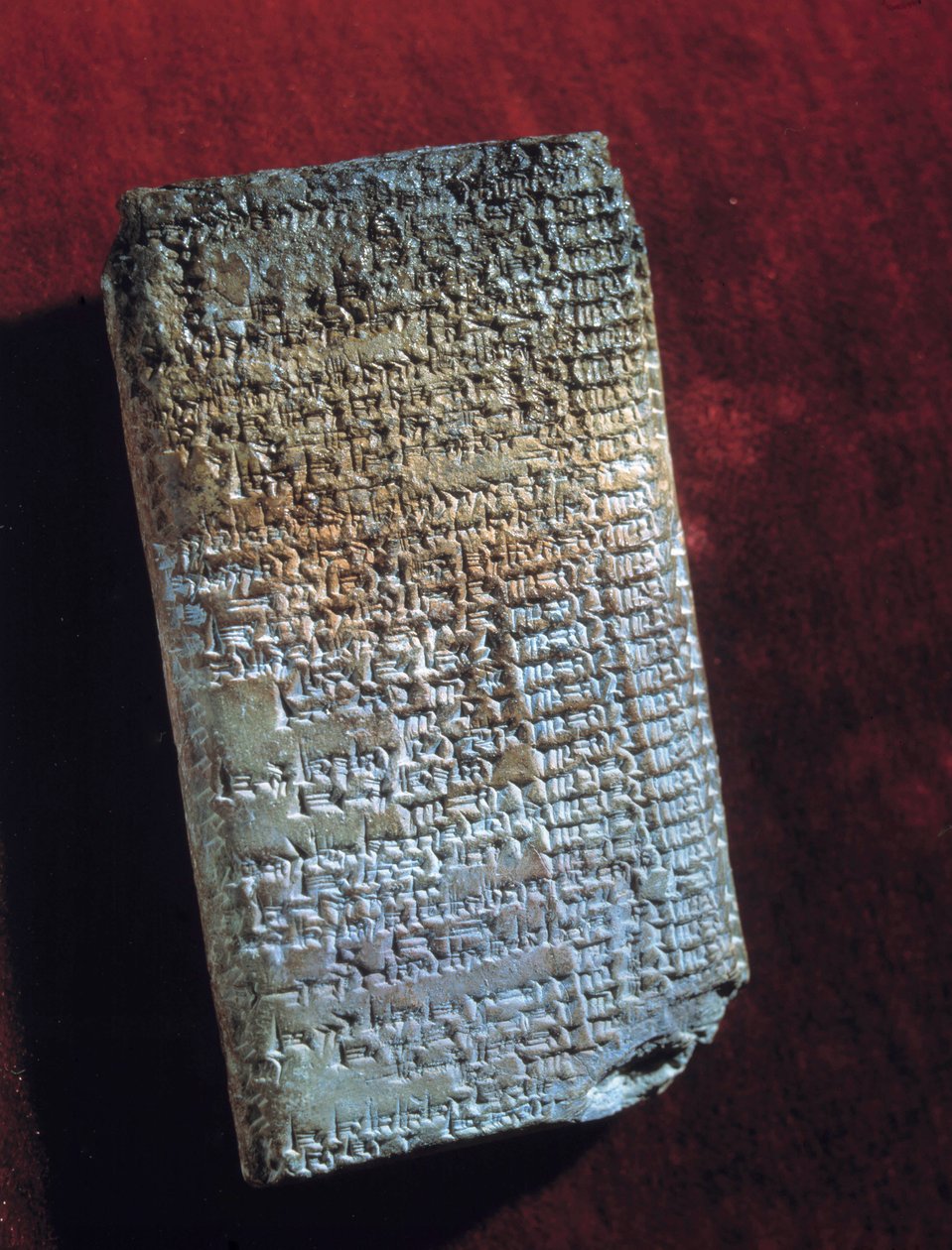 Oriental Art of Antiquite: 9:e tabletten för diagnos och prognos (1:a årtusendet f.Kr.). Paris, Louvren av Mesopotamian Mesopotamian